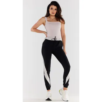 Cizojazyčná kniha Awama Woman's Trousers A496 Awama černá | šedá 2278262