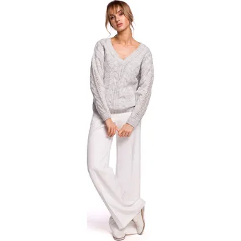 Cizojazyčná kniha Made Of Emotion Woman's Pullover M510 Made Of Emotion šedá 1251693