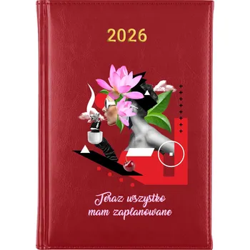 Kalendář Knižní kalendář 2026 A5 červený