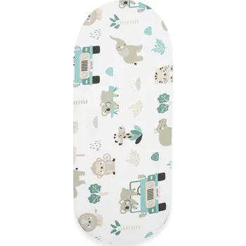 Prostěradlo NEW BABY Bavlněné prostěradlo do kočárku Safari II 35 x 75 cm New Baby