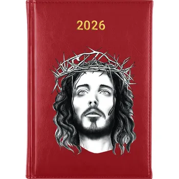 Kalendář Knižní kalendář 2026 A5 červený