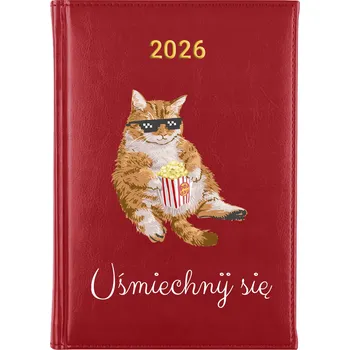 Kalendář Knižní kalendář 2026 A5 červený