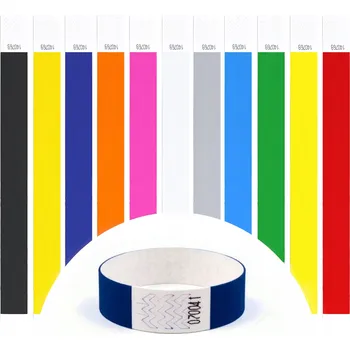 Náramek PAPÍROVÉ IDENTIFIKAČNÍ NÁRAMKY NA AKCE, KONCERTY - NA RUKU