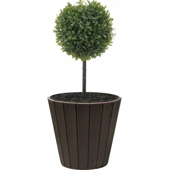 Květináč Květináč plast béžový Botle 40 cm x 40 cm x 37 cm