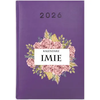 Kalendář Knihový kalendář 2026 A5 fialový