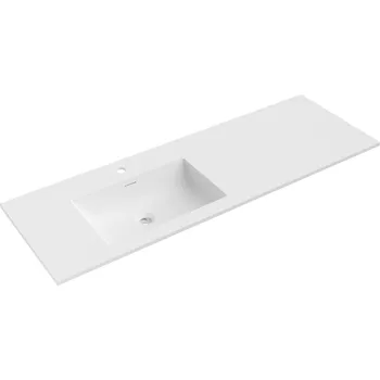 Umyvadlo Umyvadlo zápustné do desky obdélníkové Mexen Otis 46,5 cm bílé