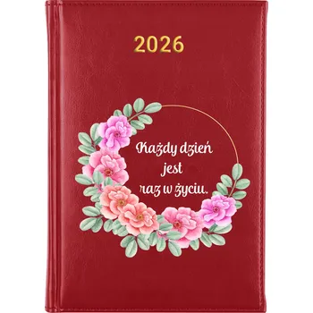 Kalendář Knižní kalendář 2026 A5 červený