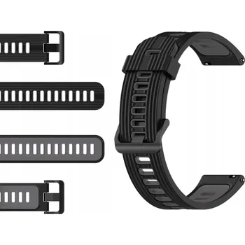 Řemínek na hodinky DVOUBAREVNÝ SILIKONOVÝ ŘEMÍNEK ŘEMÍNEK 22MM PRO HODINKY CHYTRÉ HODINKY HUAWEI