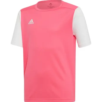 Adidas Teamsport Estro 19 krátký rukáv růžová/bílá UK Junior XL