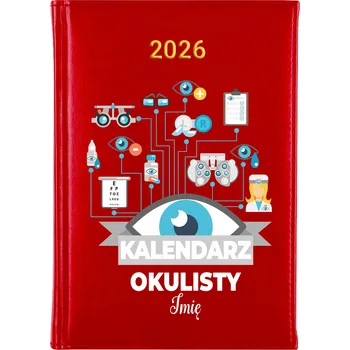 Kalendář Knižní kalendář 2026 A5 červený