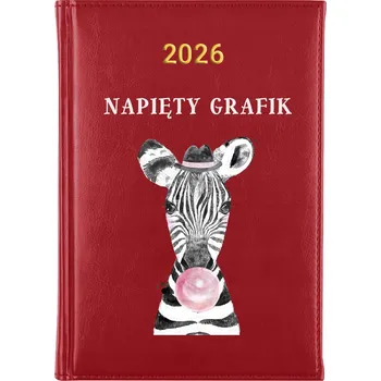 Kalendář Knižní kalendář 2026 A5 červený