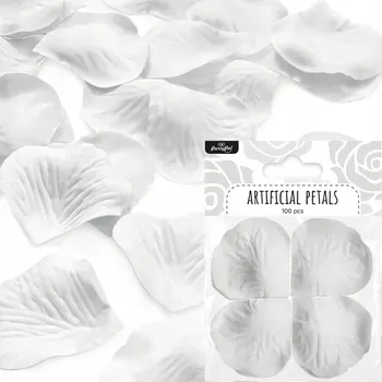 Obraz KONFETY BÍLÉ OKVĚTNÍ LÍSTKY SVATEBNÍ DEKORACE SVATBA SVATÉ PŘIJÍMÁNÍ ks