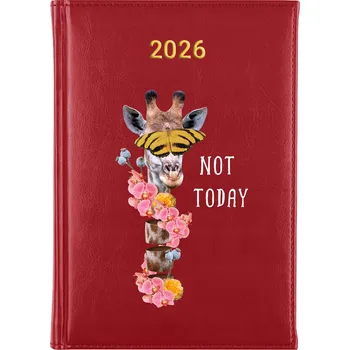 Kalendář Knižní kalendář 2026 A5 červený