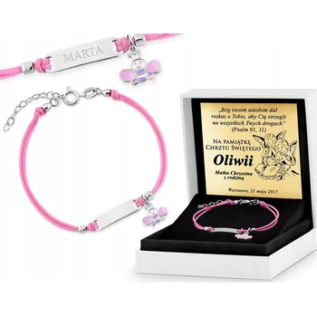 Náramek MURRANO STŘÍBRNÝ NÁRAMEK ID 925 SOVA GRAVÍROVÁNÍ YB205