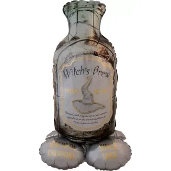 Balónek Stojící foliový balonek Láhev čarodějského lektvaru 95 x 85 cm