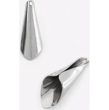 Materiál na výrobu šperku Ocelový Přívěsek 28mm -1ks - Nerez SL