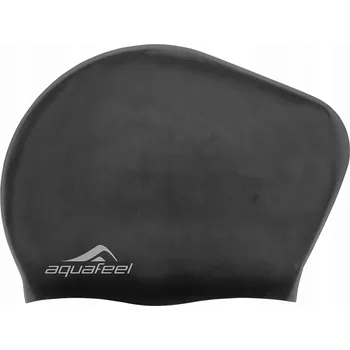 Plavecká čepice Plavecká čepice na dlouhé vlasy AquaFeel černá