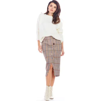 Cizojazyčná kniha Awama Woman's Skirt A363 Awama krémová 1368126