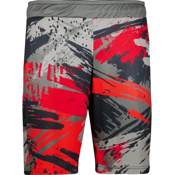 Pánské funkční šortky premium ALTISPORT VOJ/ALM014KRA01 ČERNOČERVENÁ 4XL