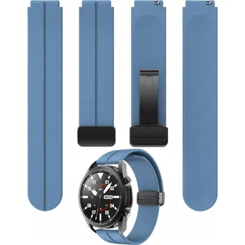 Řemínek na hodinky Univerzální 20mm modrý řemínek KBR Games