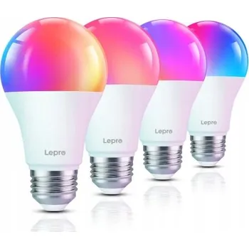 Žárovka Chytré žárovky Lepro B1 AI E27, Synchronizace hudby Hlasové ovládání Bluetooth žárovka WiFi