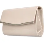 Dámská kabelka psaníčko P0244 lakované, béžové barvy 7300656-27