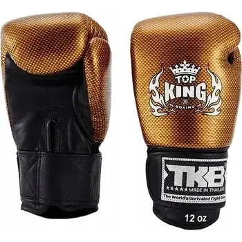 Boxerské rukavice Boxerské rukavice Top King TKBGEM-02-BK-GD-10OZ 10 oz