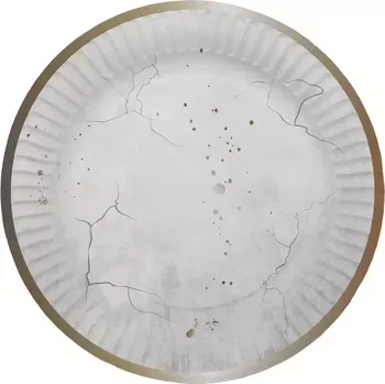 Party nádobí Papírové talíře Classy Halloween 23 cm - 8 ks