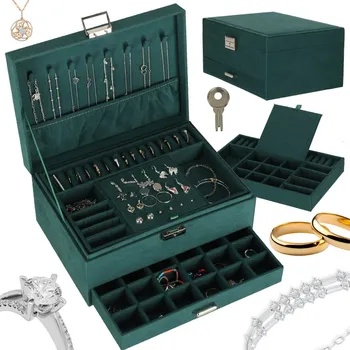 Šperkovnice Šperkovnice organizér velký - zelená