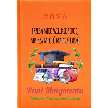 Kalendář Knižkový kalendář 2026 A5 oranžový