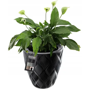 Květináč Černý plast Květináč Kadax 39 cm x 39 x 42 cm