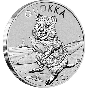 Perth Mint Australian Quokka stříbrná mince 1oz 2020