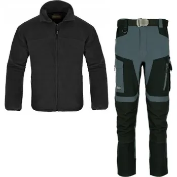 Pracovní obuv Dlouhé pracovní kalhoty Keilor KOMPLETNÍ SADA BOZP KALHOTY + FLEECE MIKINA vel. 60