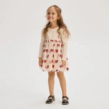 Dívčí šaty Reserved - Šaty s flitrovou aplikací - vícebarevná - 541FW-MLC - 541FW-MLC-104