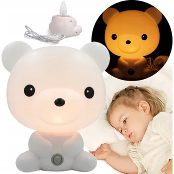 Lampička Noční lampa GAT bílá