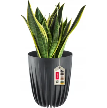 Květináč Šedý plast Květináč Kadax 25 cm x 25 x 30 cm