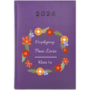 Kalendář Knihový kalendář 2026 A5 fialový