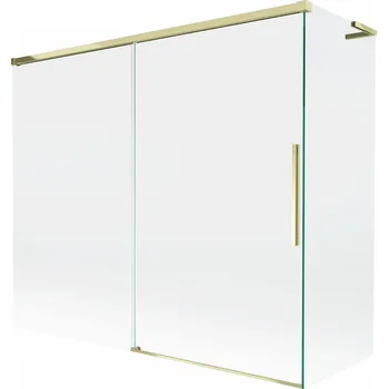 Vanová zástěna Dvoudílná vanová Paraván Mexen 180 x 150 cm průhledná