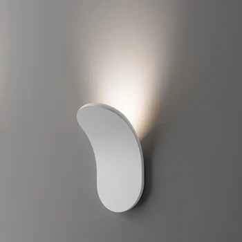 Nástěnné svítidlo Axolight Lik, nástěnné svítidlo pro nepřímé osvětlení, 16W LED 3000K stmívatelné, bílá, výška 17,8cm