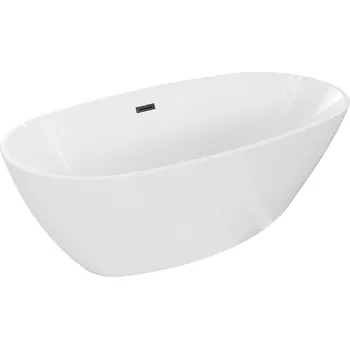 Vana MEXEN ERIS VOLNĚ STOJÍCÍ VANA BÍLÁ 170x80 ČERNÁ