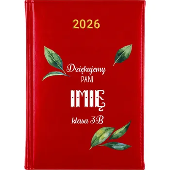 Kalendář Knižní kalendář 2026 A5 červený