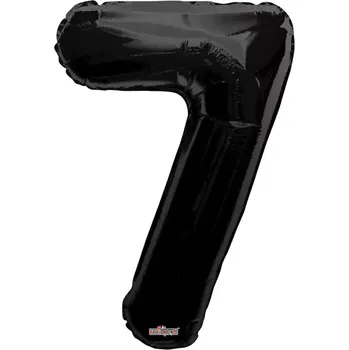 Balónek Foliová číslice - 86cm - černá 7