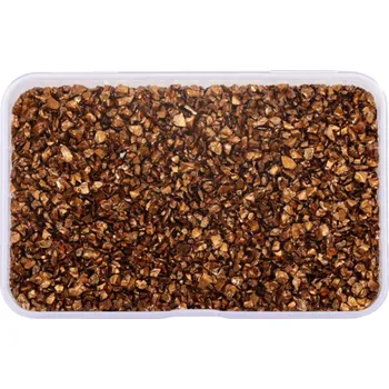 Drcené skleněné kameny do pryskyřice 30 g Dekorativní kamínky s krabičkou Epoxidové tvoření Výplň do formy Umělecké dekorace tmavě hnědá