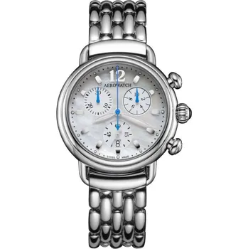 Hodinky Aerowatch 1942 Chrono Lady Pastel blue A 81105 AA01 M
