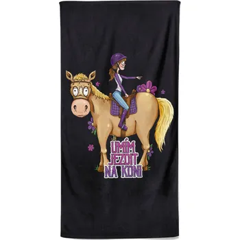 Osuška 140 x 70 cm - Umím jezdit na koni