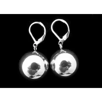 Náušnice Steel Jewelry Náušnice KOULE 16 mm z chirurgické oceli NS160101 dárkové balení zdarma