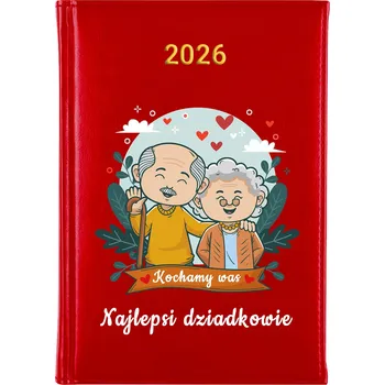 Kalendář Knižní kalendář 2026 A5 červený
