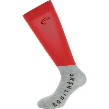 EQUITHÈME Podkolenky Compet Equithème, 2 páry, red/light grey 36-41
