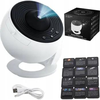 Projekční technika Noční Lampa Projektor Projektor Noční Oblohy pro děti s 12 HD obrázky