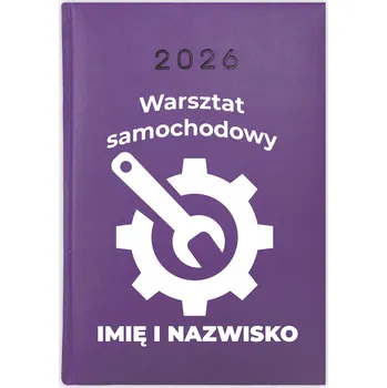 Kalendář Knihový kalendář 2026 A5 fialový